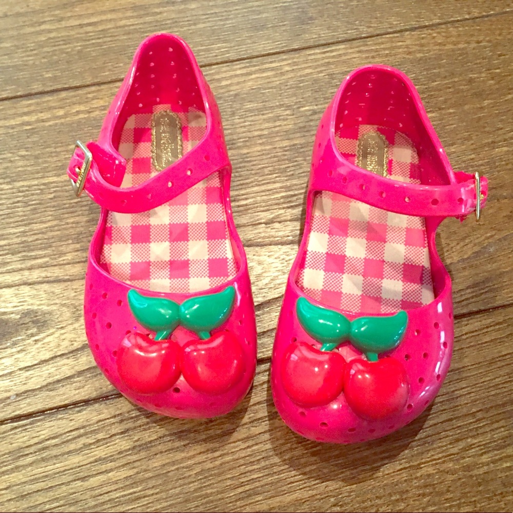 Toddler Girls Mini Melissa Cherry Shoes